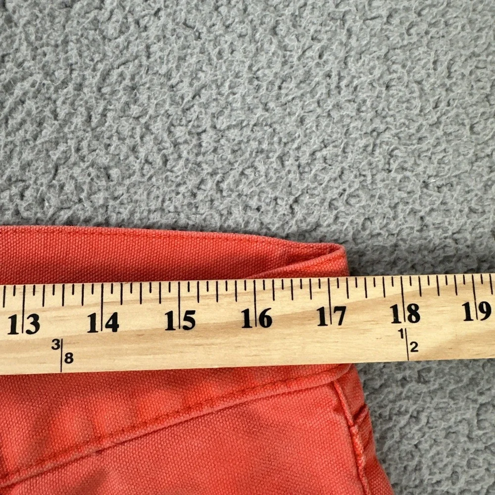 Polo Ralph Lauren Varick Slim 625 Pants Men 32x32 Elite Orange Canvas Button Fly